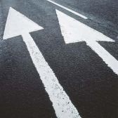 Arrows on the tarmac