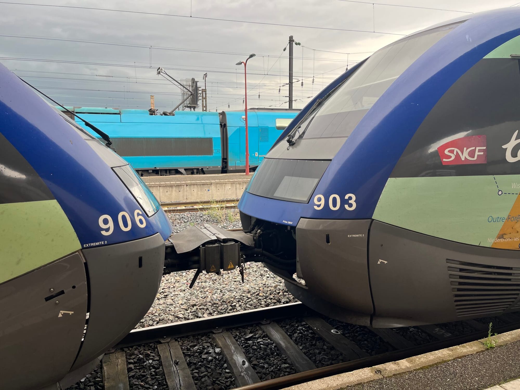 A partial #CrossBorderRail success - Deutsche Bahn Sparpreis cheap tickets now work to Strasbourg and to some other destination in Eastern France