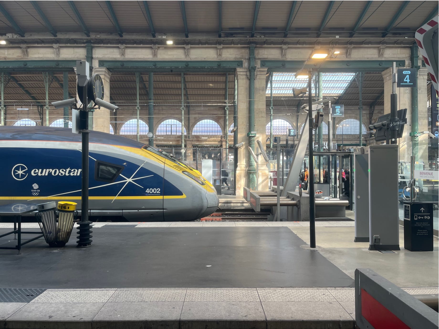 A Eurostar at Paris Nord