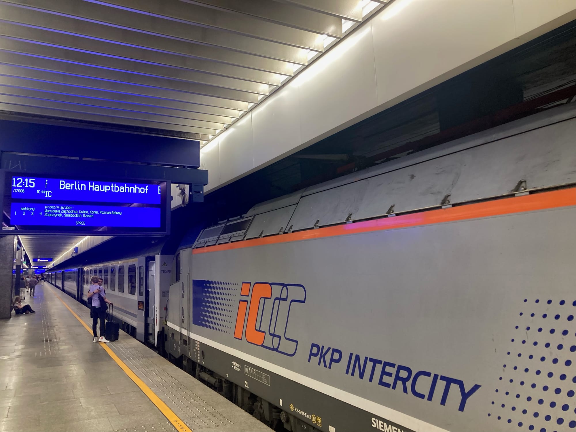 A PKP IC train in Warszawa