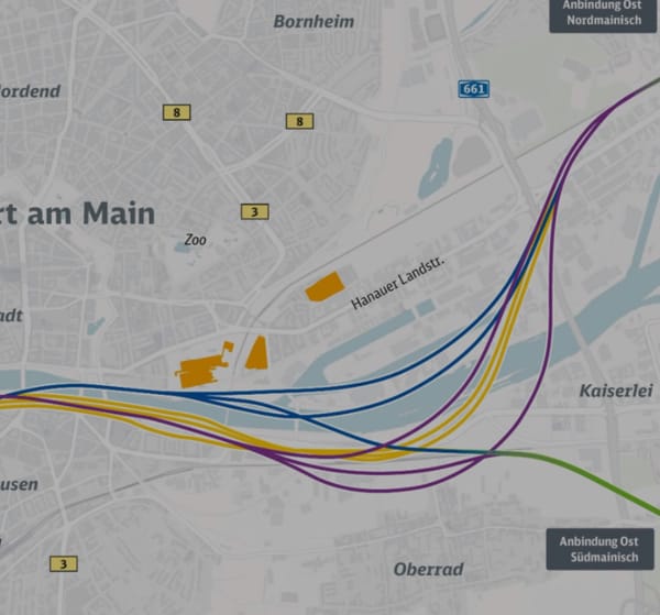 A map of where the tunnel could go