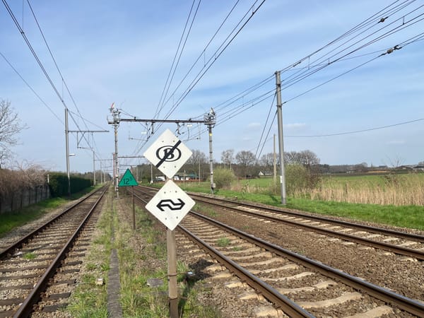 Netherlands - Belgium border line at Essen, between Antwerpen and Rosendaal