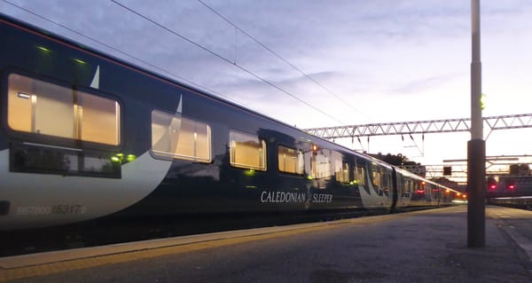 Forget it. The Caledonian Sleeper is not going to run through the Channel Tunnel