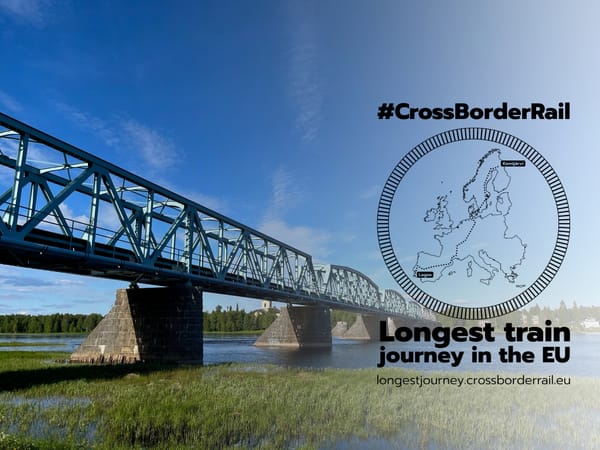 A rail journey to the outer reaches of the EU, and a record to set