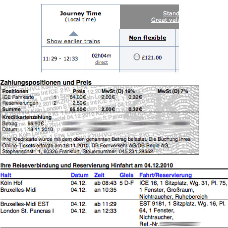 Koln London 66 50 Or Bruxelles London 121 Booking Today On Exactly The Same Trains Odd No Jon Worth Euroblog