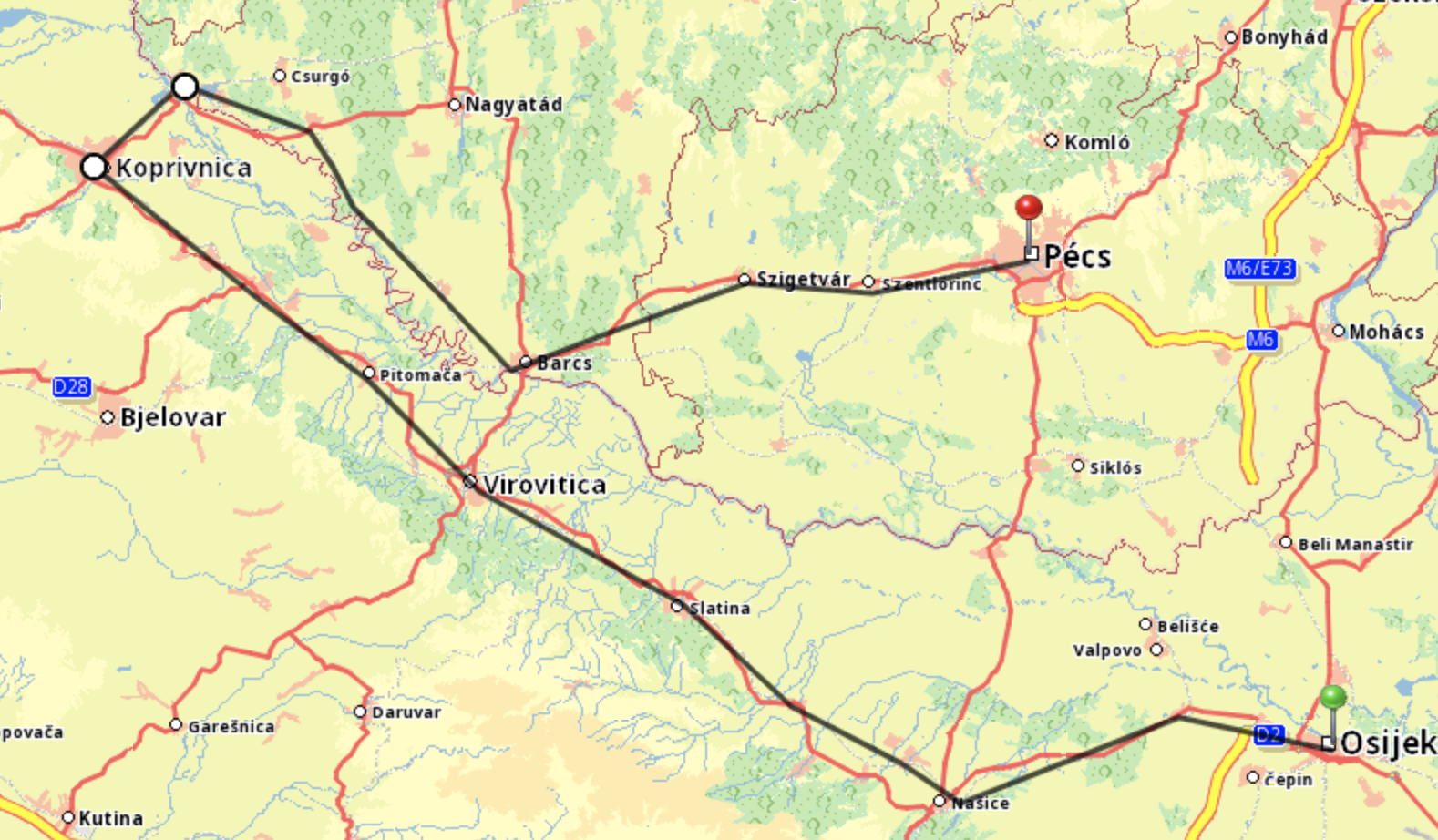 euro rail timetables and route map