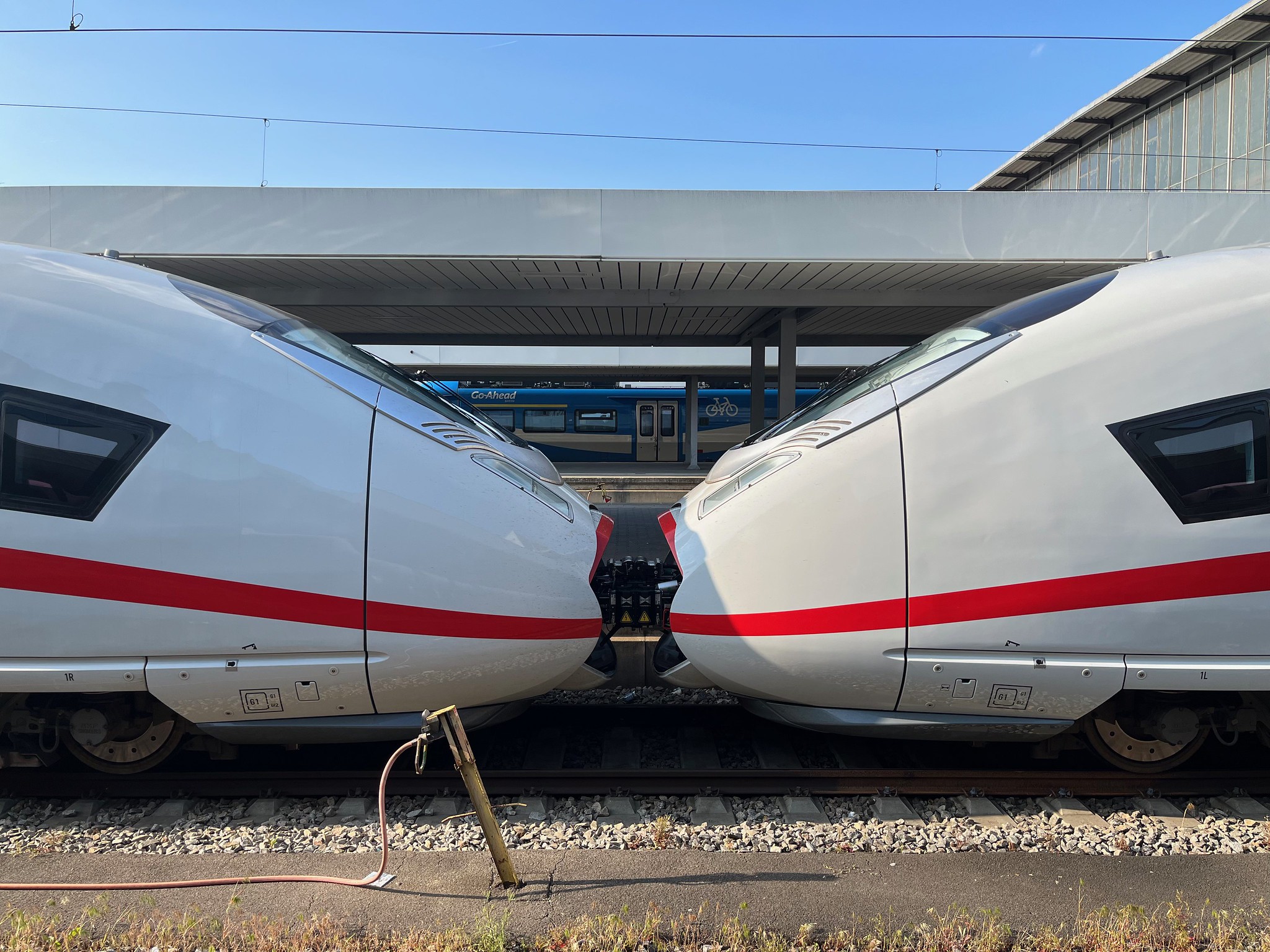 Coupled Siemens Velaro ICE 408 at München